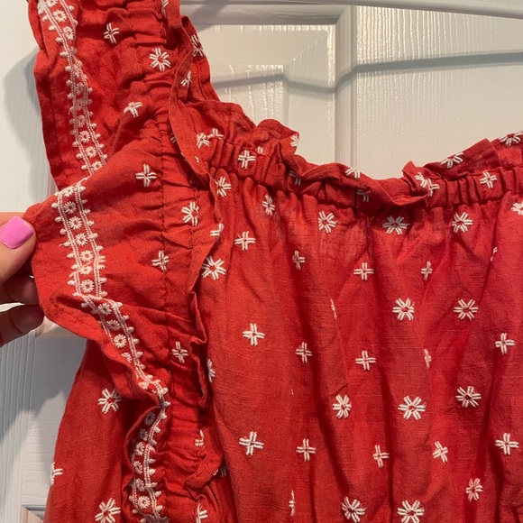 Orange Ruffle Old Navy Top - Picture 5 of 5